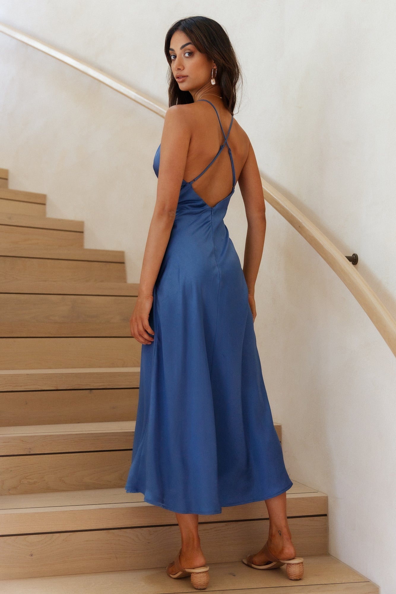 Forever With You Maxi Dress Blue