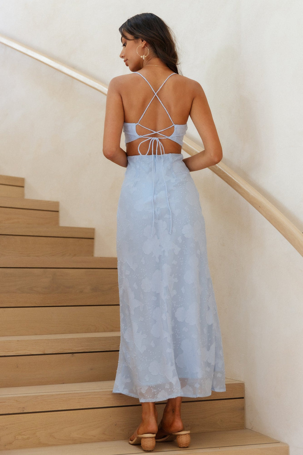 Cascalone Maxi Dress Blue