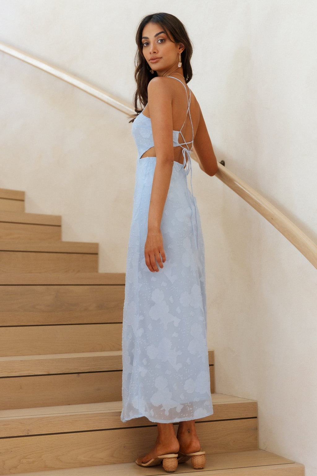 Cascalone Maxi Dress Blue