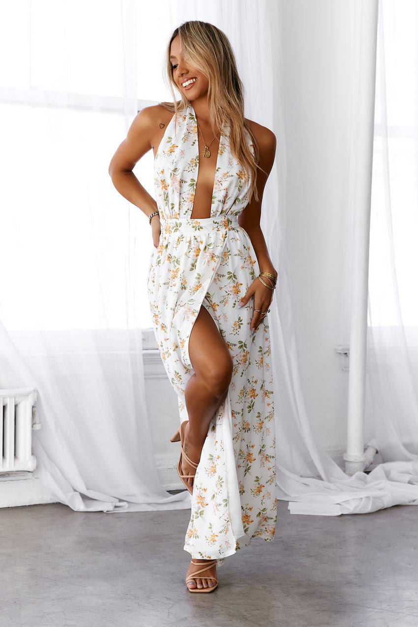 Dedicated Song Maxi Dress Floral