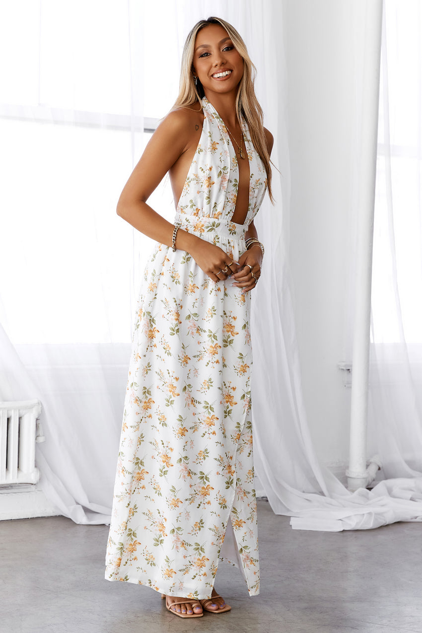 Dedicated Song Maxi Dress Floral
