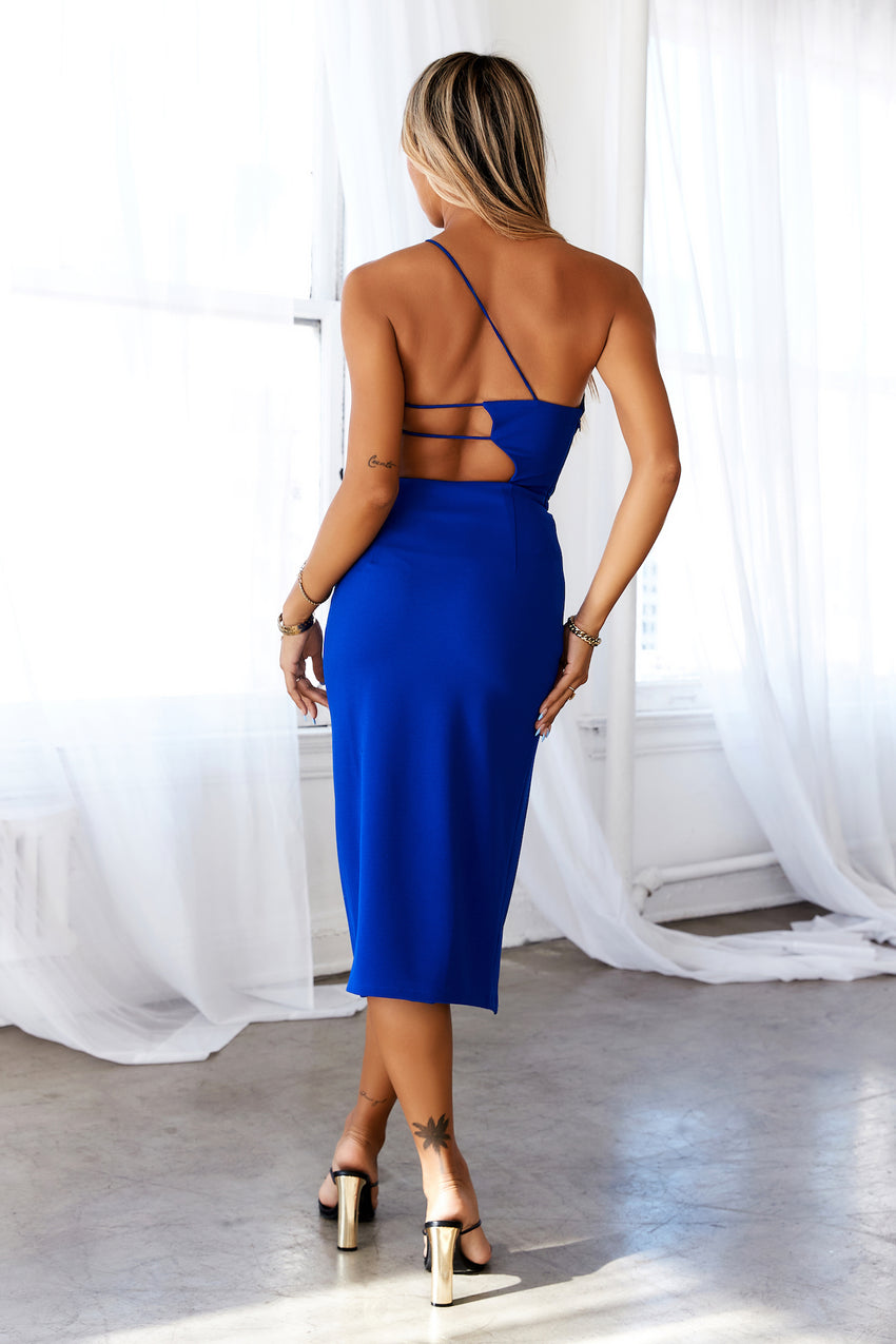 Love In The Night Dress Cobalt Blue