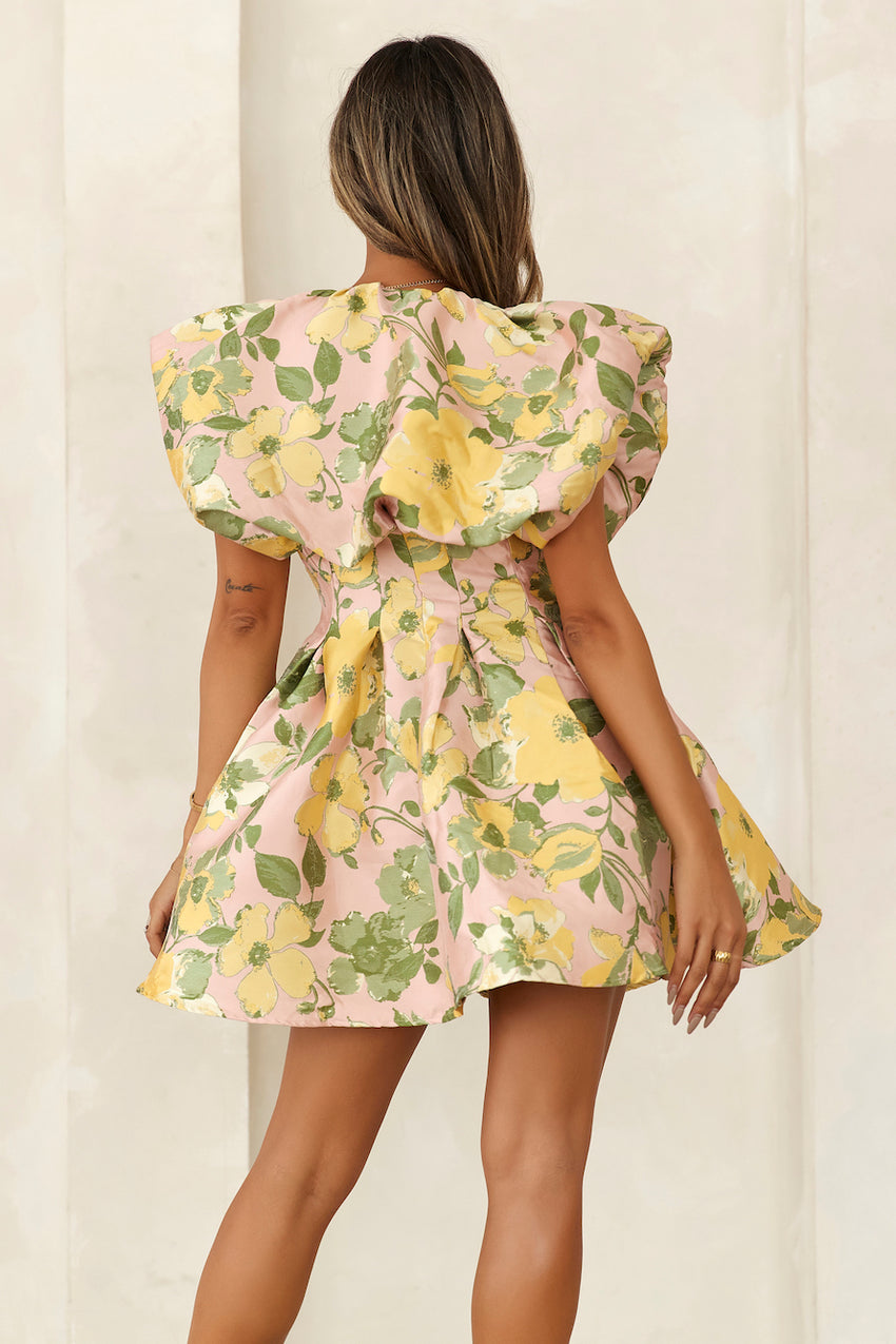 It's Giving Class Mini Dress Multi