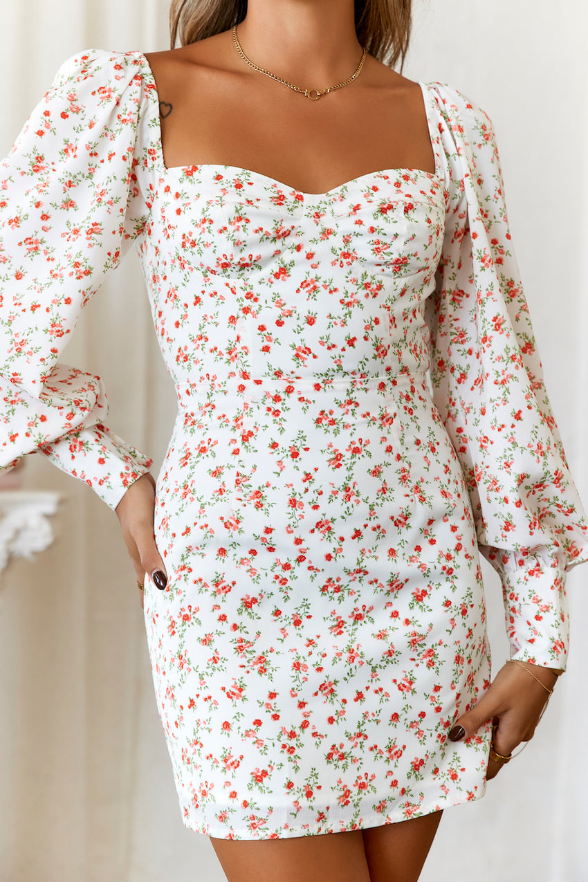Crème De La Crème Mini Dress White