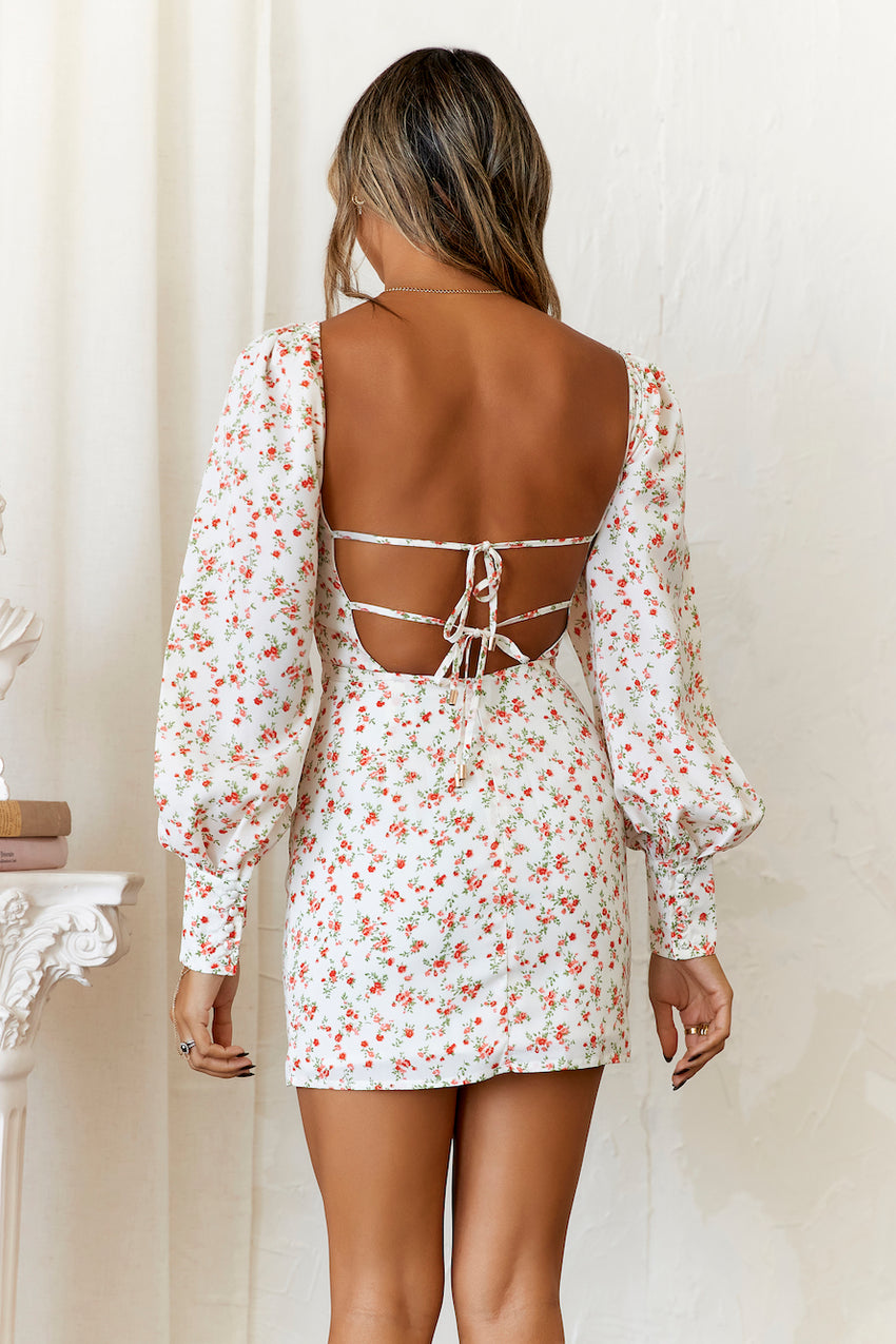 Crème De La Crème Mini Dress White