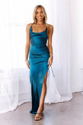 Feels On Repeat Maxi Dress Petrol Blue