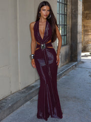 Britt Maxi Dress Plum
