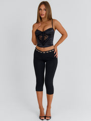 Cristine Corset Top Black