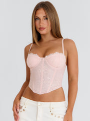 Crystil Corset Pink