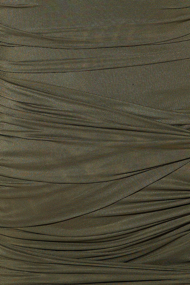 Flatter Me Mini Dress Khaki