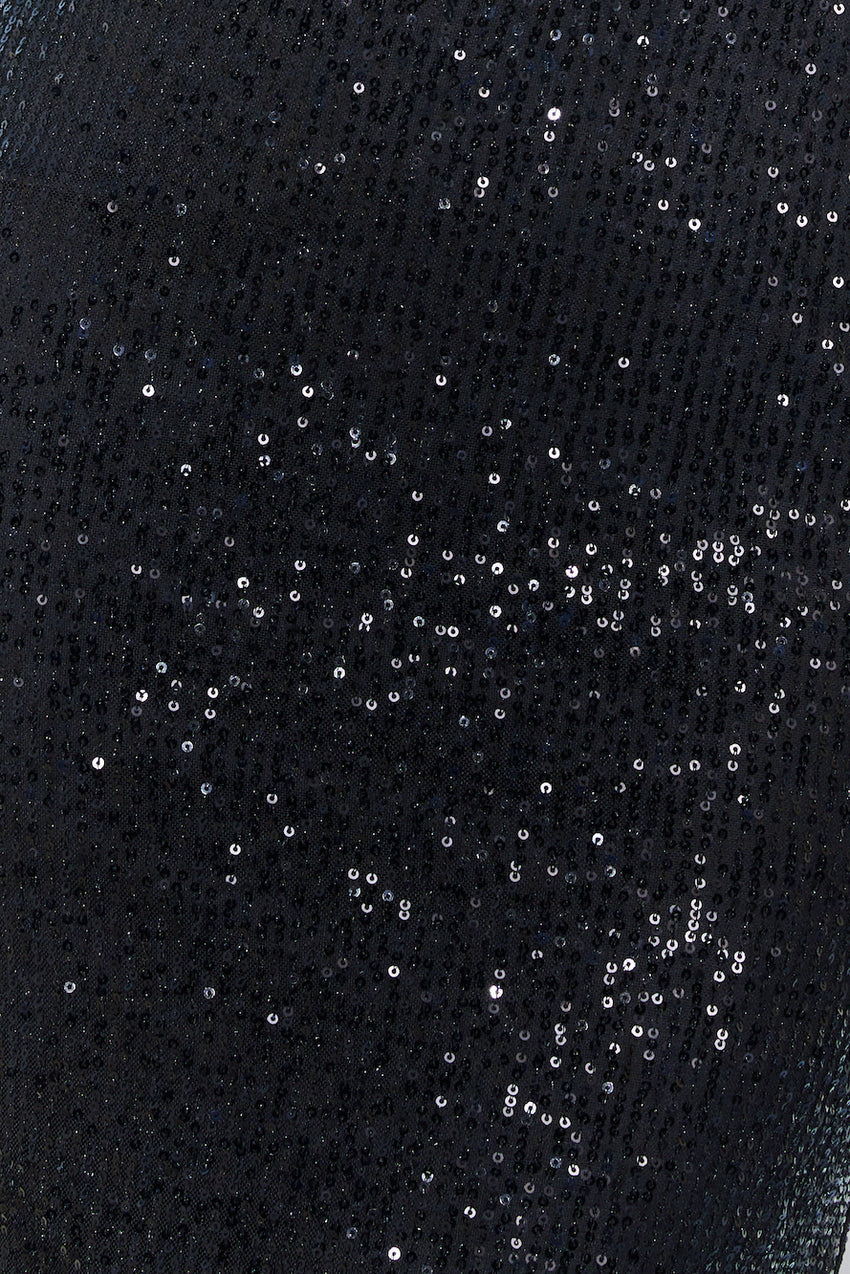 Bring The Class Sequin Maxi Dress Black