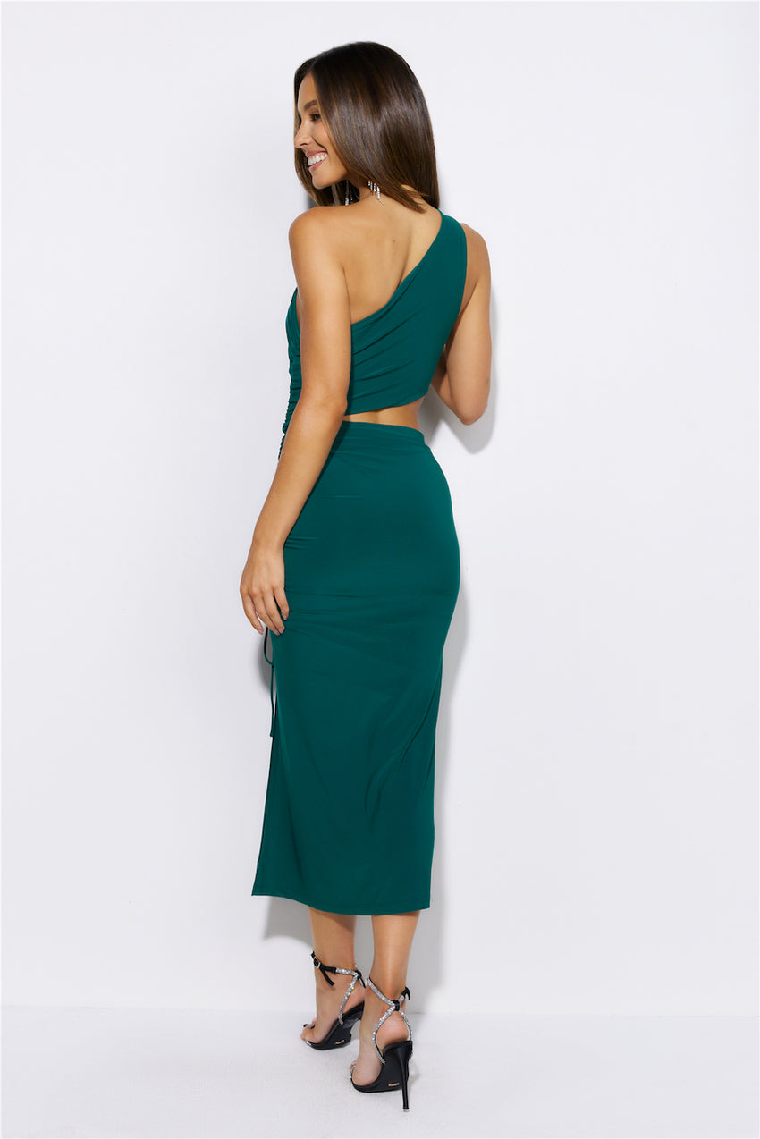Dream Mind Midi Dress Teal