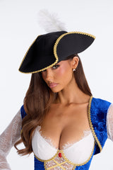 Booty Call Buccaneer 3 Piece Costume Set - Blue/combo