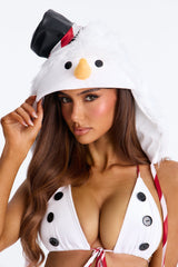 Sleigh My Name 3 Piece Costume Set - White/combo