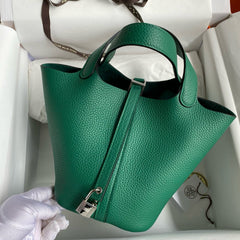 PICOTIN LOCK 18 EMERALD TOGO GOLD HARDWARE