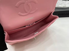 CC 26s Classic Flap Bag 20cm Light Pink Lambskin