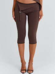 Juliett Capri Pants Chocolate