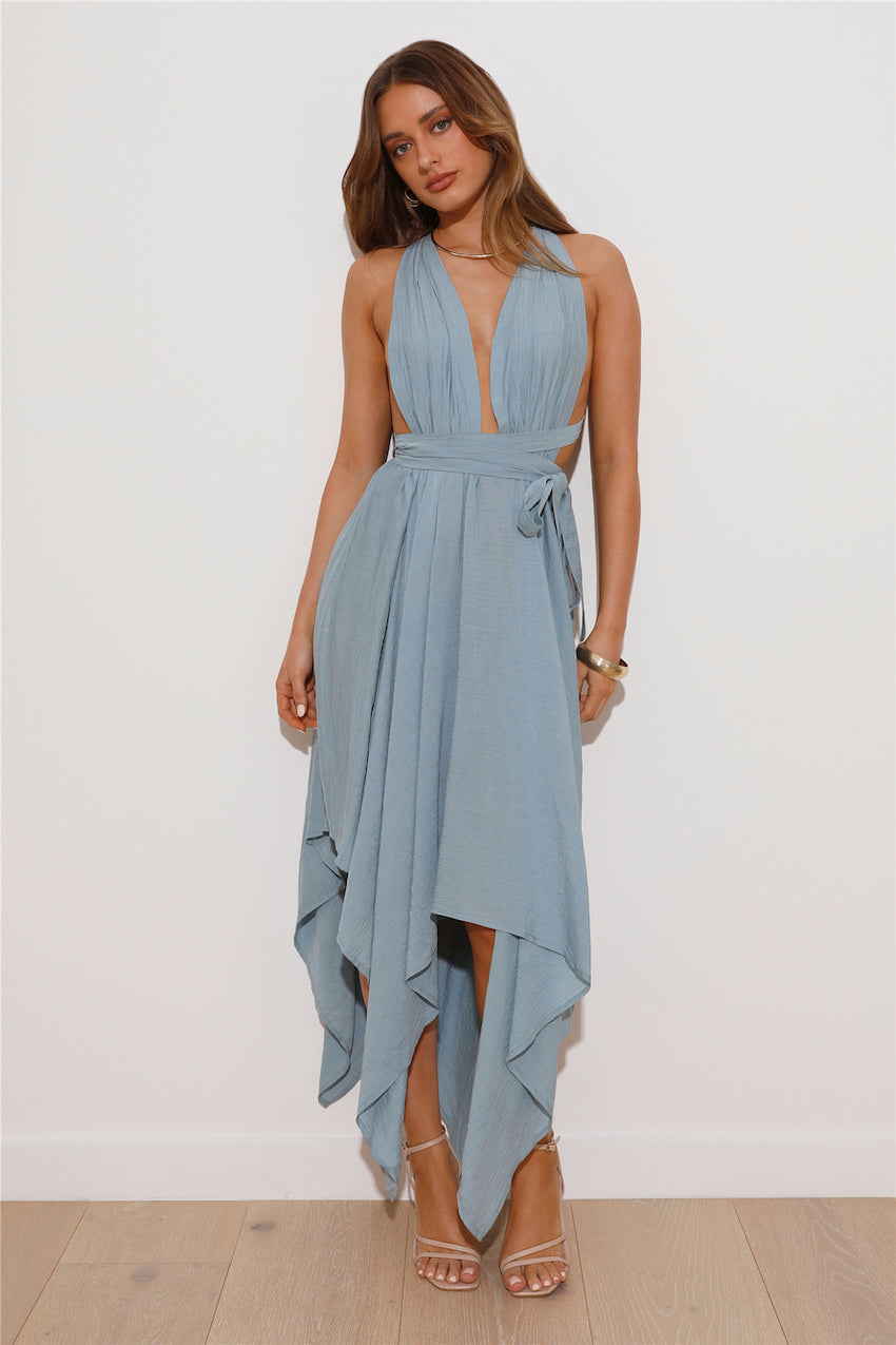 Lover Wanted Midi Dress Sage