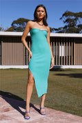 Fabulously You Midi Dress Green