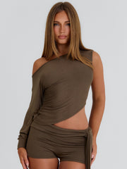Lilah Playsuit Khaki