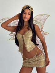 Pamella Crop Top Gold