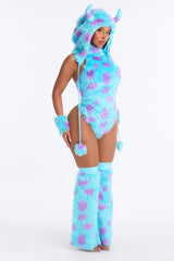 Roar And Explore 4 Piece Costume Set - Blue/combo