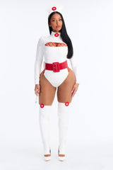 Check My Vitals 5 Piece Costume Set - White/combo
