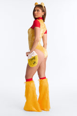 Honey Pot Hottie 4 Piece Costume Set - Yellow