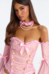 Indulge In Me 4 Piece Costume Set - Pink