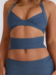 Sevan Mini Dress Steel Grey