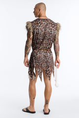 Bedrock Bad Boy 4 Piece Costume Set - Brown/combo
