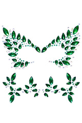 Toxic Poison Missy Face Jewels - Green