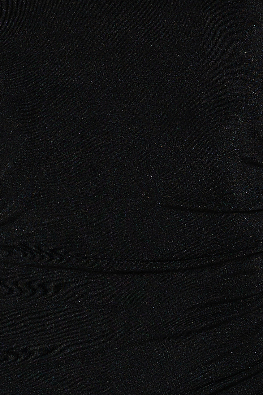 Elegant Girl Midi Dress Black