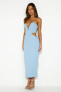 Mission Possible Midi Dress Blue
