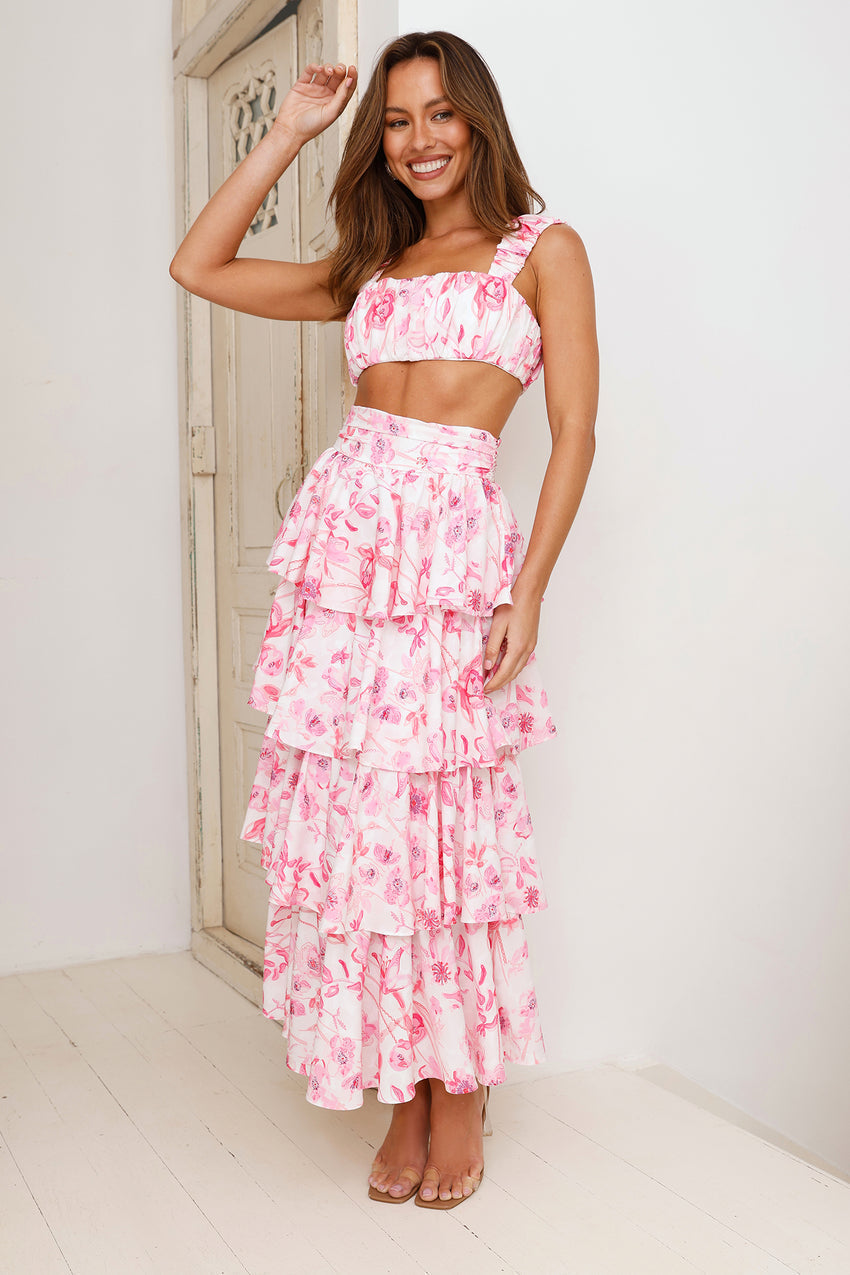 Journey Of Style Crop Top Pink