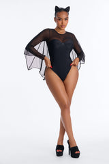 Bat To The Bone 2 Piece Halloween Costume - Black