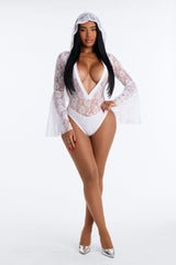 Forbidden Halo 2 Piece Halloween Costume - White