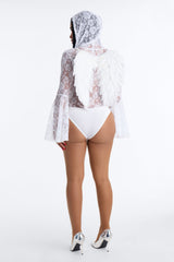 Forbidden Halo 2 Piece Halloween Costume - White