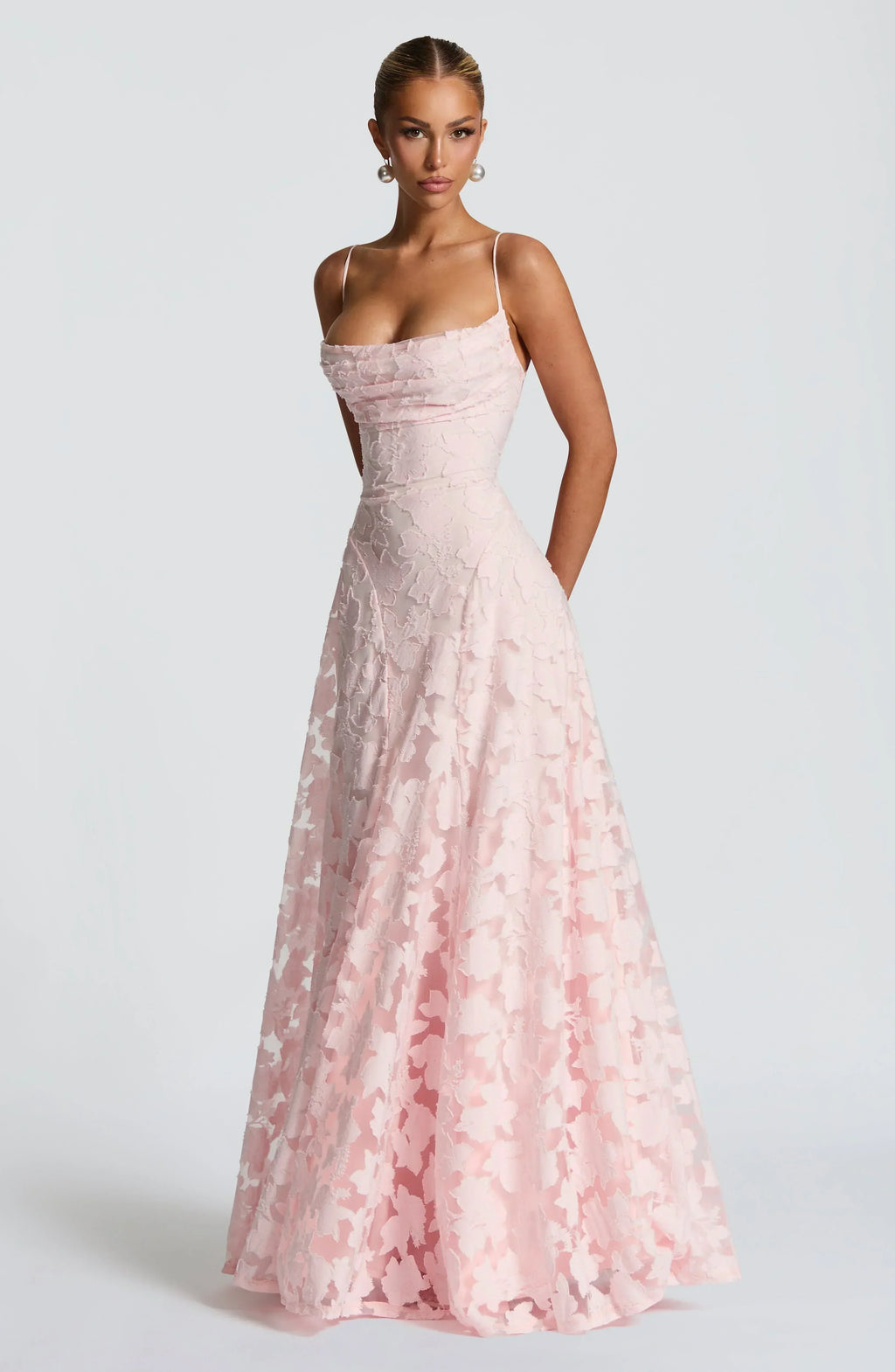 Aveline | Elegant Lace Corset Maxi Dress - Glamorous Evening Gown