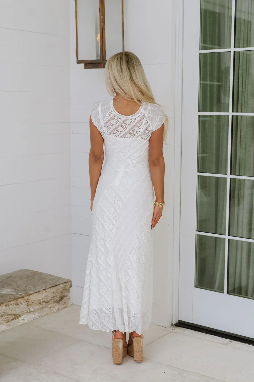 Everlee Lace Dress - Off White