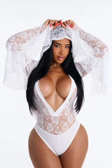 Forbidden Halo 2 Piece Halloween Costume - White