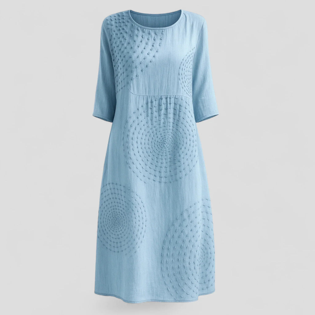 Chic Women'S Summer Dress - Lightweight, Flowy & Elegant