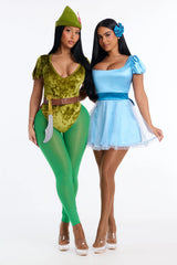 Naughty Neverland Hero 5 Piece Costume Set - Green