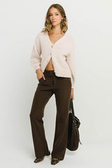 Markie Knit Cardigan in Cream