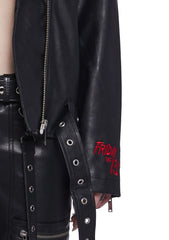 Vile Voorhees Oversized Moto Jacket