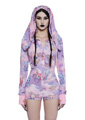 Demented Sweetness Long Sleeve Romper