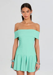 Erica Metallic Knit Dress