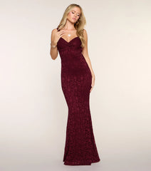 Juliette Lace Bow Open Back Formal Dress