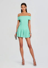 Erica Metallic Knit Dress