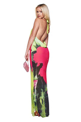 Samantha Maxi Dress - Orchid Print